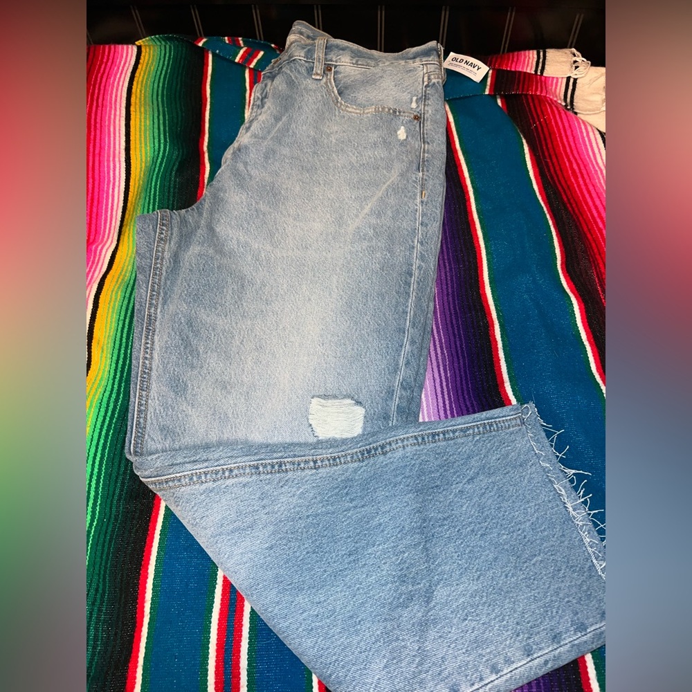 Old Navy Sky High Straight Jeans